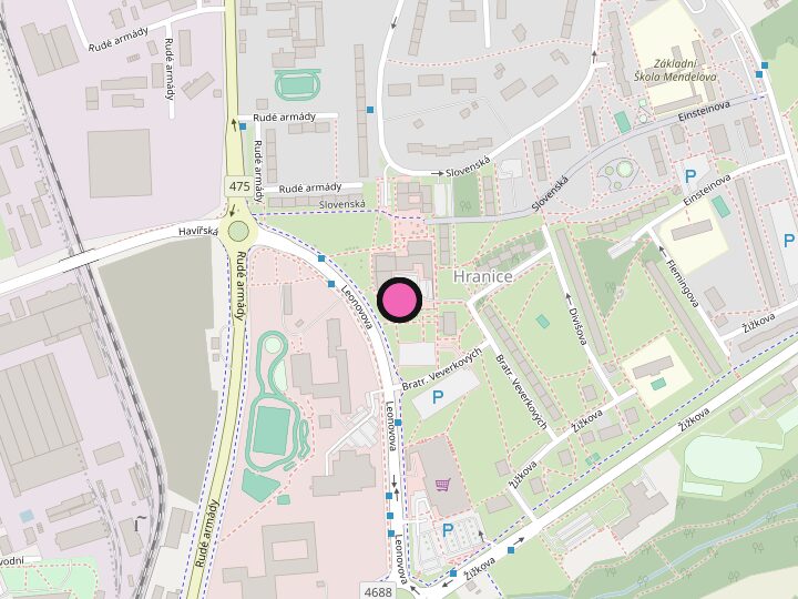 Mapa — Velký Pes salon & wellness, Bratr. Veverkových 2977/3, Karviná-Hranice, 733 01